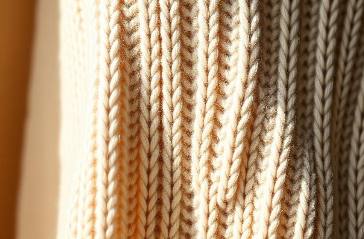 Material — the hand of hand-knit cashmere